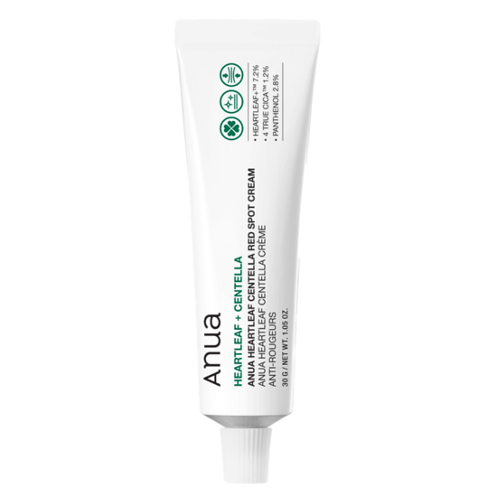 Lokāls nomierinošs krēms ar centellu un houttuynia Anua Heartleaf Centella Red Spot Cream